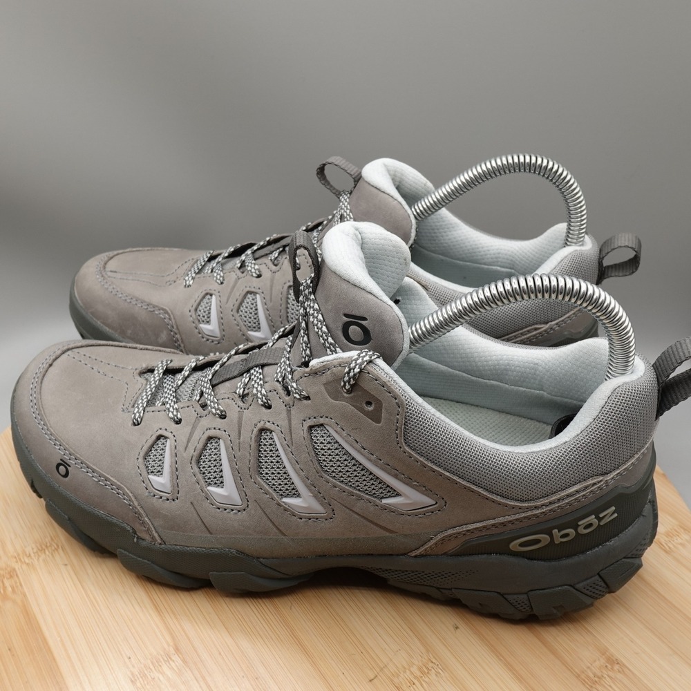 Oboz Shoes Womens 9 Gray Sawtooth X Low Hiking Sneakers Camping Outdoors